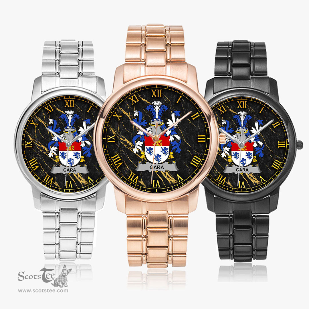 Irish Gara or O Gara Irish Coat of Arms Irish Watch Folding Clasp Type Stainless Steel Quartz Watch