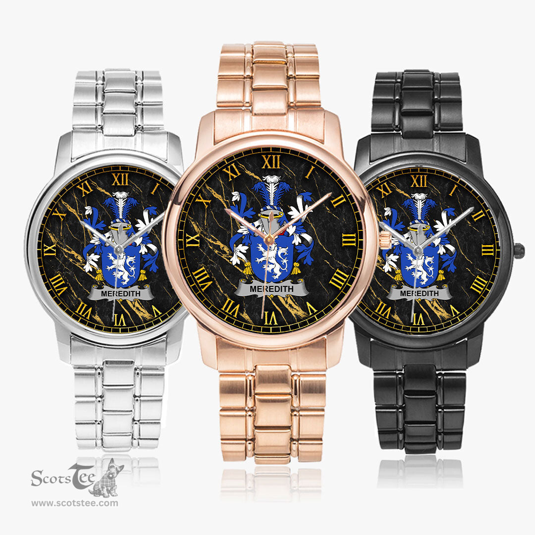 Irish Meredith Irish Coat of Arms Irish Watch Folding Clasp Type Stainless Steel Quartz Watch