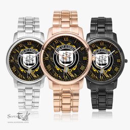 Irish House of O DRISCOLL Irish Coat of Arms Irish Watch Folding Clasp Type Stainless Steel Quartz Watch