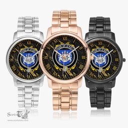 Irish House of O KELLY Irish Coat of Arms Irish Watch Folding Clasp Type Stainless Steel Quartz Watch