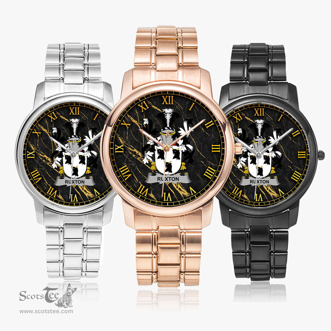 Irish Ruxton Irish Coat of Arms Irish Watch Folding Clasp Type Stainless Steel Quartz Watch