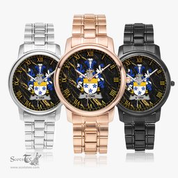 Irish Stone Irish Coat of Arms Irish Watch Folding Clasp Type Stainless Steel Quartz Watch