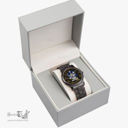 Irish Reader Irish Coat of Arms Irish Watch Folding Clasp Type Stainless Steel Quartz Watch