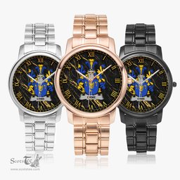 Irish Orme Irish Coat of Arms Irish Watch Folding Clasp Type Stainless Steel Quartz Watch