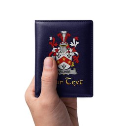 Irish Archer Coat of Arms Family Crest Irish Leather Wallet