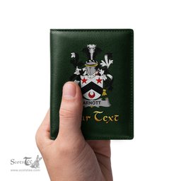 Irish Arnott Coat of Arms Family Crest Irish Leather Wallet