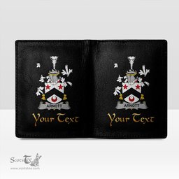 Irish Arnott Coat of Arms Family Crest Irish Leather Wallet