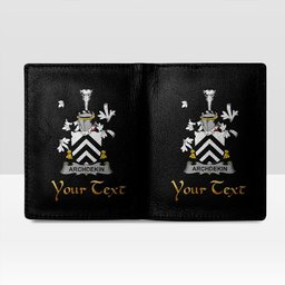 Irish Archdekin Coat of Arms Family Crest Irish Leather Wallet
