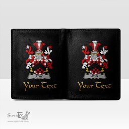 Irish Athy Coat of Arms Family Crest Irish Leather Wallet