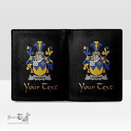 Irish Cramer Coat of Arms Family Crest Irish Leather Wallet