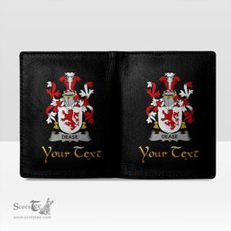 Irish Dease Coat of Arms Family Crest Irish Leather Wallet