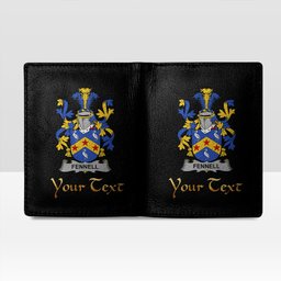 Irish Fennell or O Fennell Coat of Arms Family Crest Irish Leather Wallet