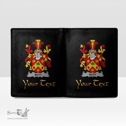 Irish Butt Coat of Arms Family Crest Irish Leather Wallet
