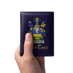 Irish Connellan or O Connellan Coat of Arms Family Crest Irish Leather Wallet