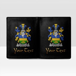 Irish Connellan or O Connellan Coat of Arms Family Crest Irish Leather Wallet