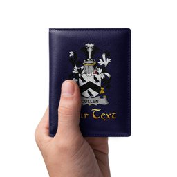 Irish Cullen or McCullen Coat of Arms Family Crest Irish Leather Wallet