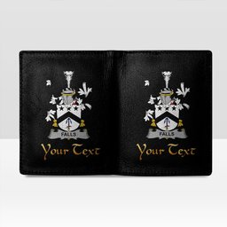 Irish Falls Coat of Arms Family Crest Irish Leather Wallet