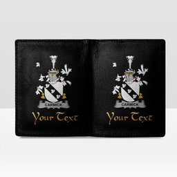 Irish Carmick Coat of Arms Family Crest Irish Leather Wallet