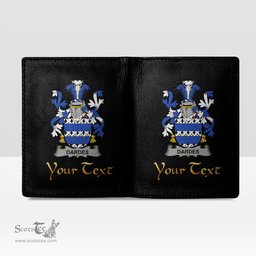 Irish Dardes or Dardis Coat of Arms Family Crest Irish Leather Wallet