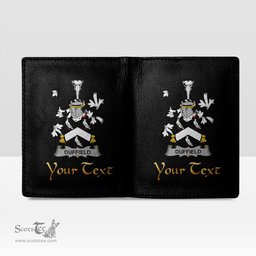 Irish Duffield Coat of Arms Family Crest Irish Leather Wallet