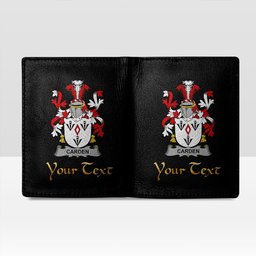 Irish Carden Coat of Arms Family Crest Irish Leather Wallet
