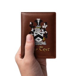 Irish Coote Coat of Arms Family Crest Irish Leather Wallet