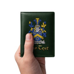 Irish Dobbyn Coat of Arms Family Crest Irish Leather Wallet