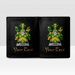 Irish Curdy or McCurdy Coat of Arms Family Crest Irish Leather Wallet