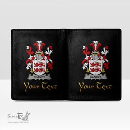 Irish Clancy or McClancy Coat of Arms Family Crest Irish Leather Wallet