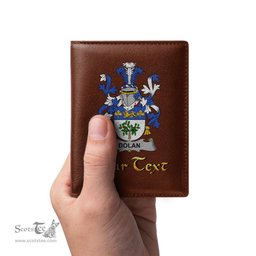 Irish Dolan or O Dolan Coat of Arms Family Crest Irish Leather Wallet