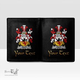 Irish Daly or O Daly Coat of Arms Family Crest Irish Leather Wallet