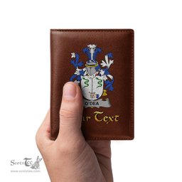 Irish Dea or O Dea Coat of Arms Family Crest Irish Leather Wallet