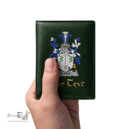 Irish Dea or O Dea Coat of Arms Family Crest Irish Leather Wallet