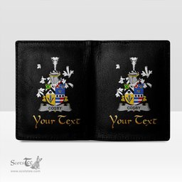 Irish Cosby Lord Sydney Coat of Arms Family Crest Irish Leather Wallet