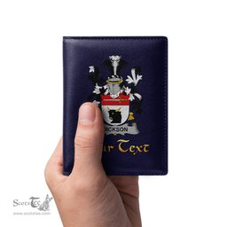 Irish Dickson Coat of Arms Family Crest Irish Leather Wallet