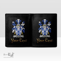 Irish Ferris Coat of Arms Family Crest Irish Leather Wallet