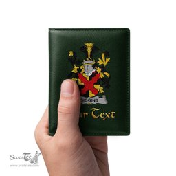 Irish Giggins Coat of Arms Family Crest Irish Leather Wallet