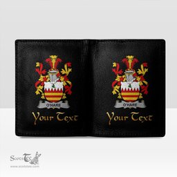 Irish Hare or O Hare Coat of Arms Family Crest Irish Leather Wallet