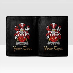 Irish Grymes Coat of Arms Family Crest Irish Leather Wallet