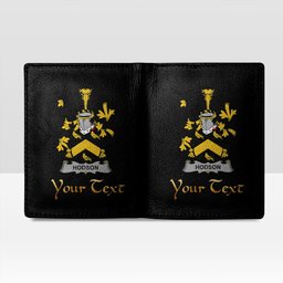 Irish Hodson Coat of Arms Family Crest Irish Leather Wallet