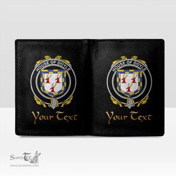 Irish House of DOYLE Coat of Arms Family Crest Irish Leather Wallet