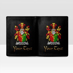 Irish Gaynor or McGaynor Coat of Arms Family Crest Irish Leather Wallet