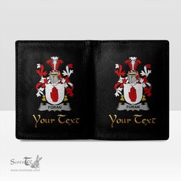 Irish Foran or O Foran Coat of Arms Family Crest Irish Leather Wallet