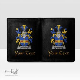 Irish Grainger Coat of Arms Family Crest Irish Leather Wallet