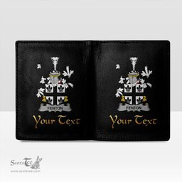 Irish Fenton Coat of Arms Family Crest Irish Leather Wallet