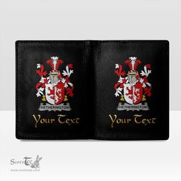 Irish Hetherington Coat of Arms Family Crest Irish Leather Wallet