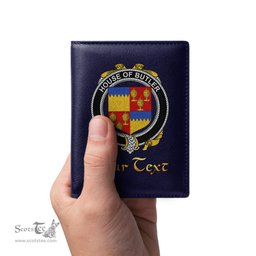 Irish House of BUTLER Coat of Arms Family Crest Irish Leather Wallet