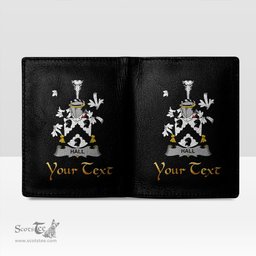 Irish Hall or MacHall Coat of Arms Family Crest Irish Leather Wallet