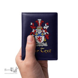 Irish Haffey Coat of Arms Family Crest Irish Leather Wallet