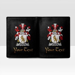 Irish Halie or O Halie Coat of Arms Family Crest Irish Leather Wallet